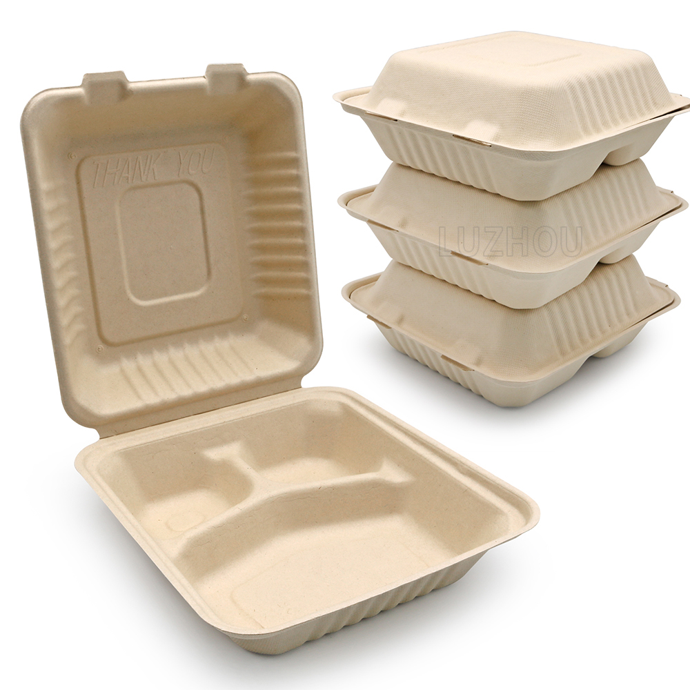 Compostable Clamshell Containers - thumbnail