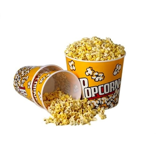 Custom Printed Cylindrical Popcorn Buckets - thumbnail